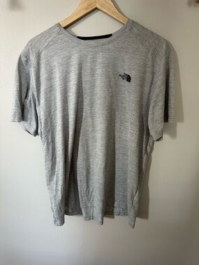 The North Face Light Gray Heather Short Sleeve Crew Tee